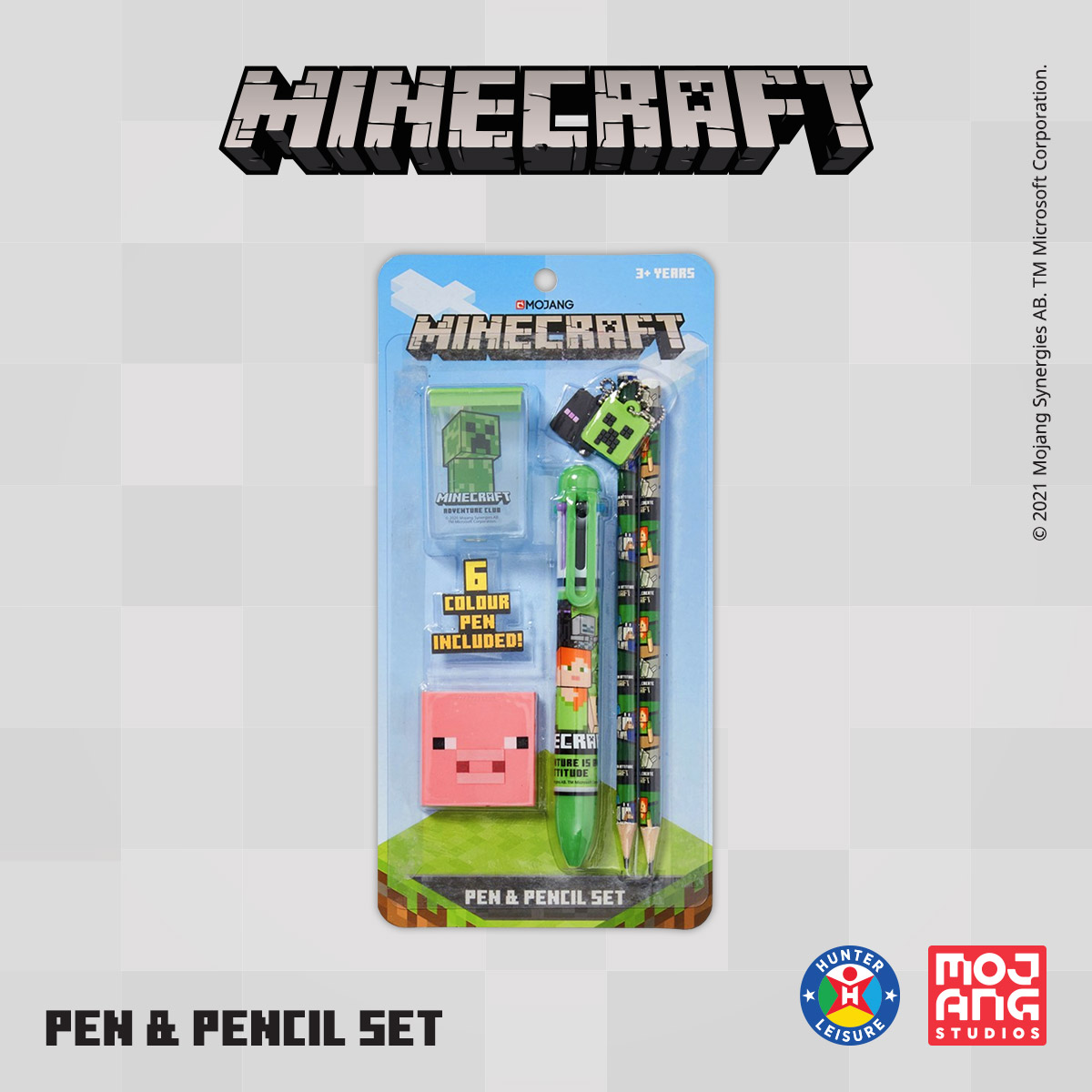 www.hunterleisure.com.au Minecraft Pen & Pencil Set Big W Hunter Leisure