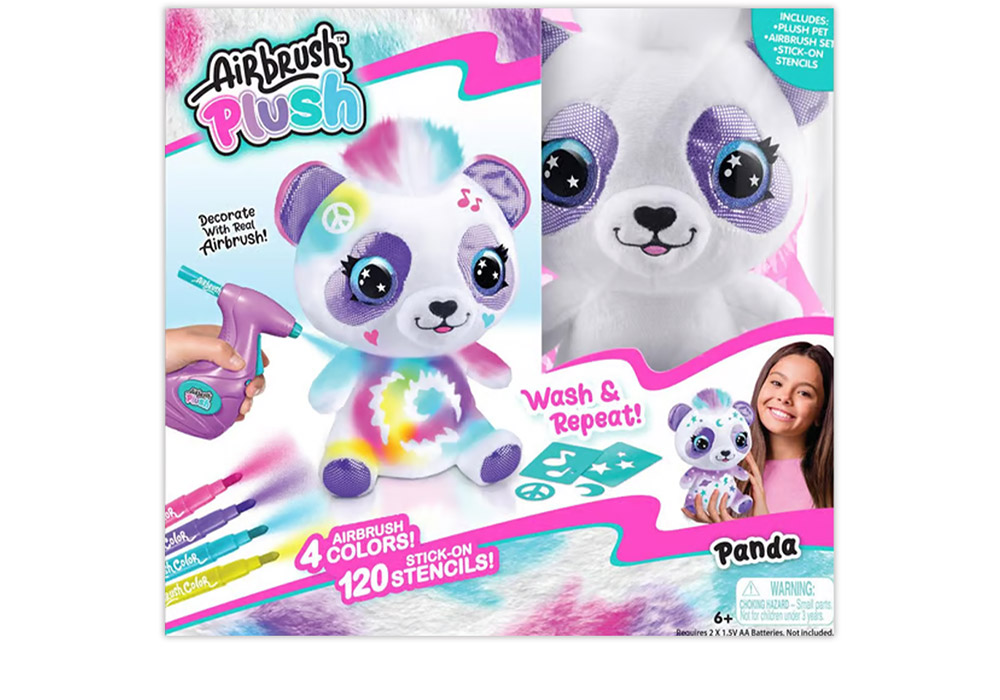 www.hunterleisure.com.au Style 4 Ever Airbrush Plush Panda Mr Toys Toyworld Hunter Leisure